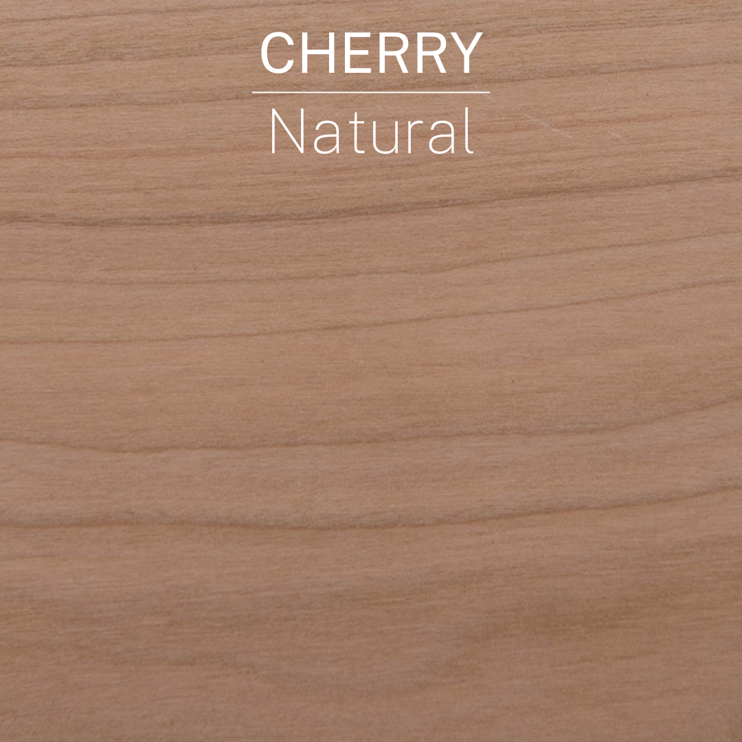 Solid (Cherry) Hardwood Shelf - Hidden Metal Bracket (1.75" H)
